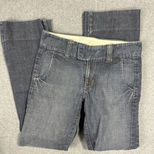 Gap Jeans Women 4 Trousers Dark Wash Blue Denim 30x32 Low Rise Reto